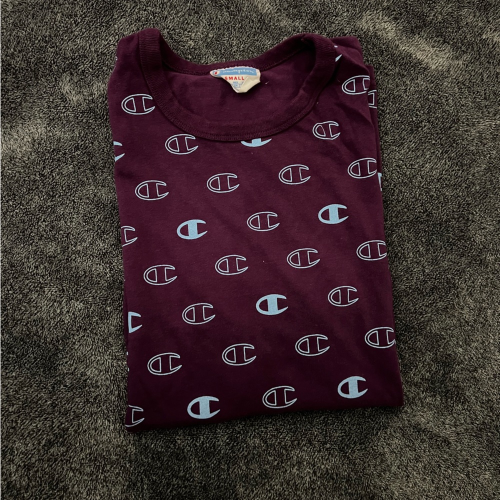 NEW purple and blue champion t-shirt